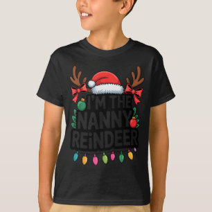 Camiseta Natal da Família Correspondente à Nana Renas Cute