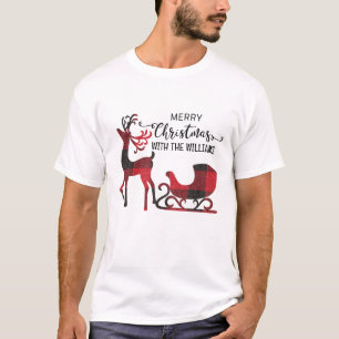 Camiseta Natal da Família Correspondente   Moderno Personal