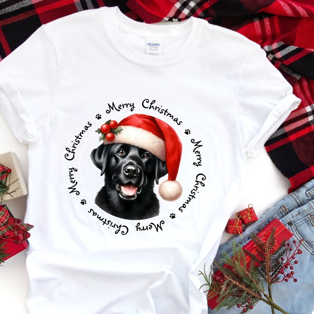 Camiseta Natal da família de Papais noeis Cachorros Bons do (Criador carregado)