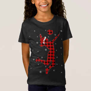 Camiseta Natal da Família de Xadrezes de Buffalo