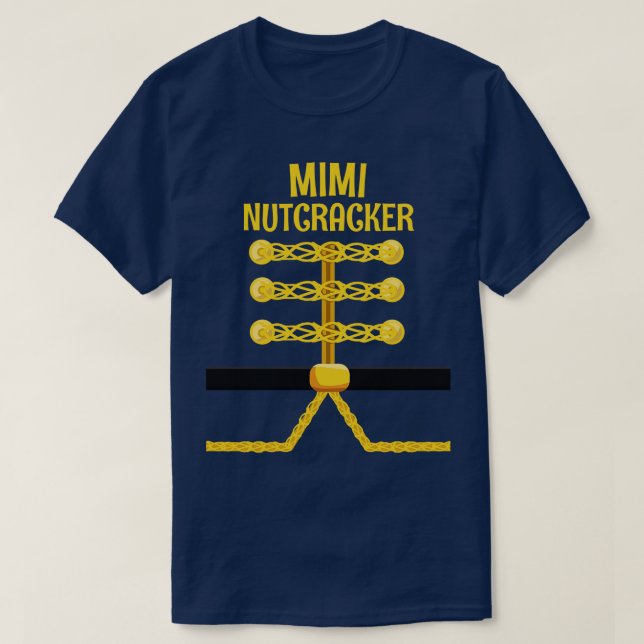 Camiseta Natal da Família MIMI Nutcracker Matching (Frente do Design)