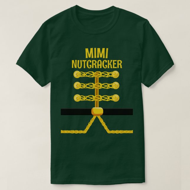Camiseta Natal da Família MIMI Nutcracker Matching (Frente do Design)