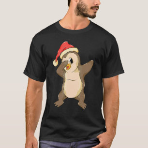 Camiseta Natal da família Pinguin Papai Noel