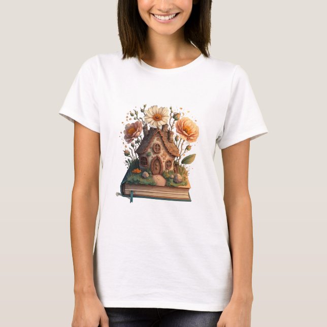 Camiseta Natal da Feliz do Livro (Frente)