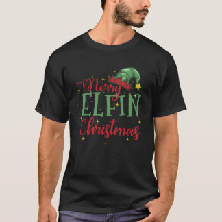 Camiseta Natal da feliz Elfin