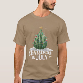 Camiseta Natal Da Melancia Natal Em Julho De Verão