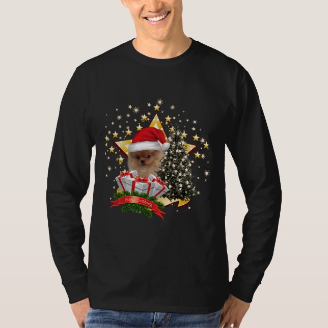 Camiseta Natal Da Pomerânia E Acessórios (Frente)