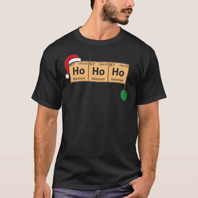 Camiseta Natal da Química (Frente)