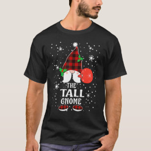Camiseta Natal da Xadrez Tall Gnomo Buffalo Matando a Famíl