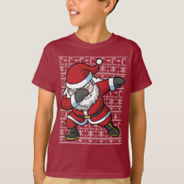Camiseta Natal Dabbing Santa Claus Dab