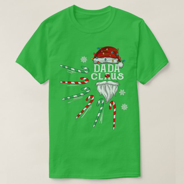 Camiseta Natal Dada Claus Dada Beard Candy (Frente do Design)