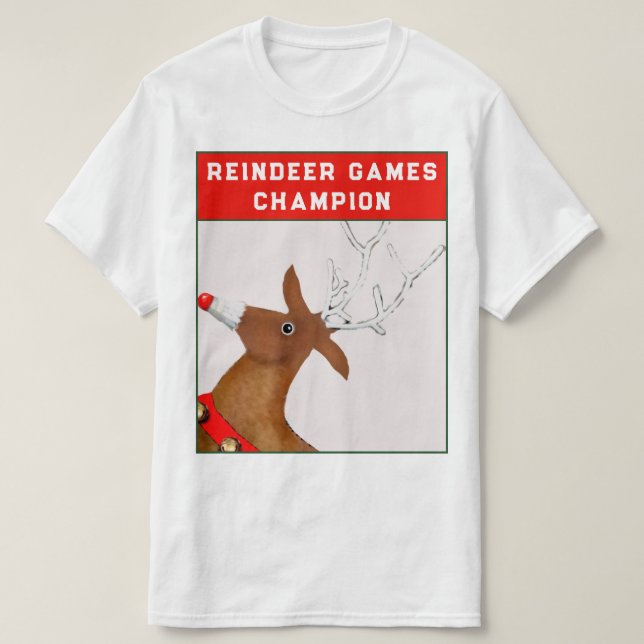Camiseta Natal de Badminton (Frente do Design)