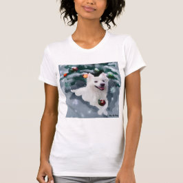 Camiseta Natal de Cão Eskimo Americano