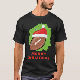 Camiseta Natal de Futebol Alegre - Divertido