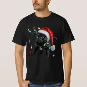 Camiseta Natal de Gatinho Fofo