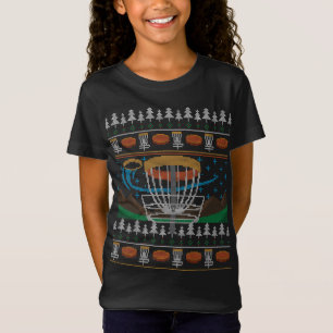 Camiseta Natal De Golfe De Disco De Natal Joga Xmas Esporte