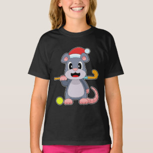 Camiseta Natal de Hockey do Rato
