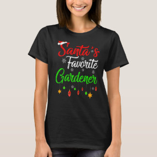 Camiseta Natal De Jardineiro Favorito Dos Papais noeis Xmas
