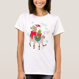 Camiseta Natal de Jolly Llama