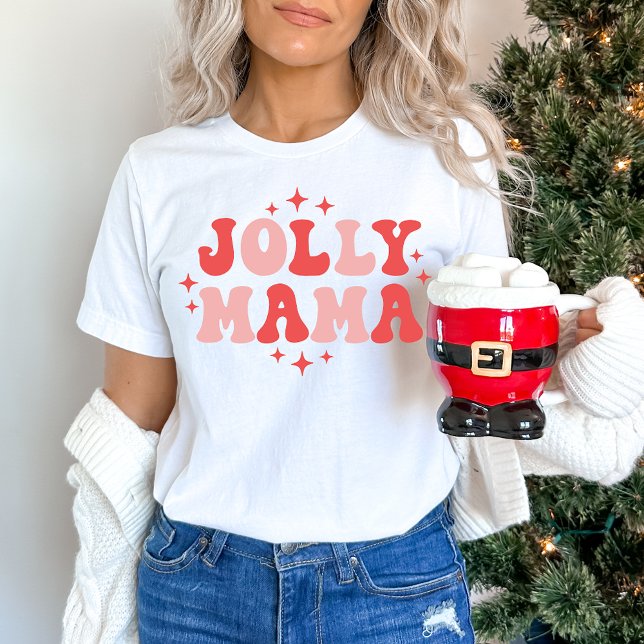 Camiseta Natal de Jolly Mama (Criador carregado)