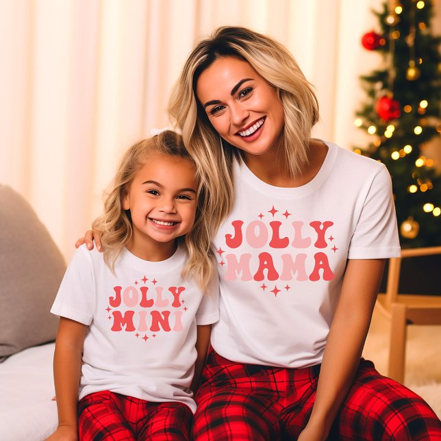 Camiseta Natal de Jolly Mini Holiday (Criador carregado)