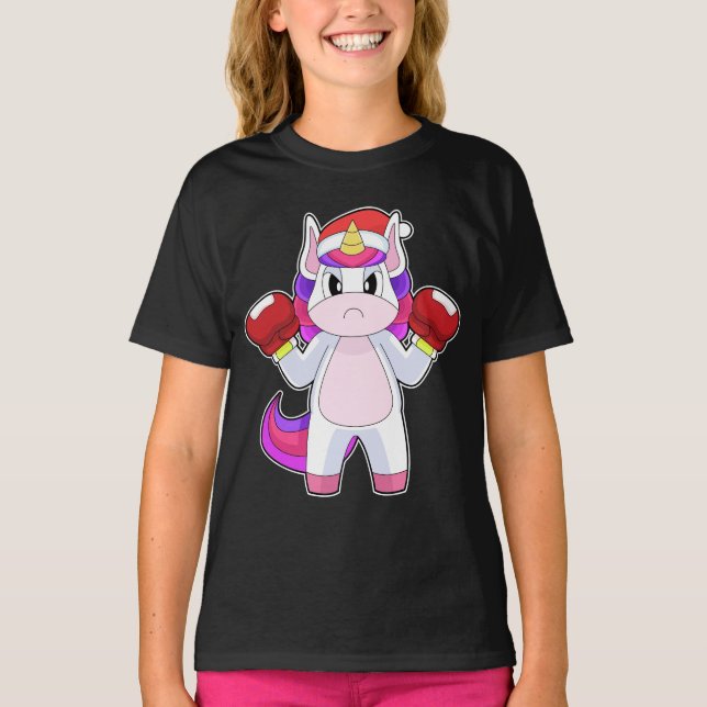 Camiseta Natal de Luta de Unicórnio (Frente)