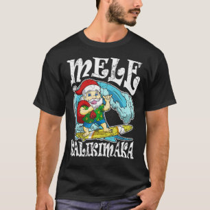 Camiseta Natal De Mele Kalikimaka Em Papais noeis De Julho
