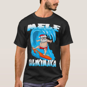Camiseta Natal De Mele Kalikimaka No Havaí Papai Noel Su