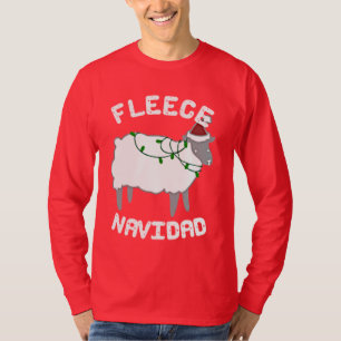 Camiseta Natal de Navidad do velo