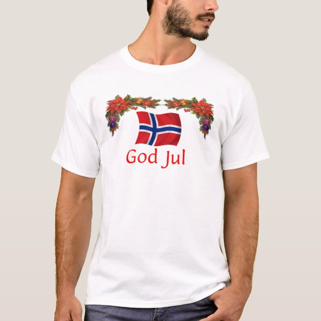 Camiseta Natal de Noruega (Frente)