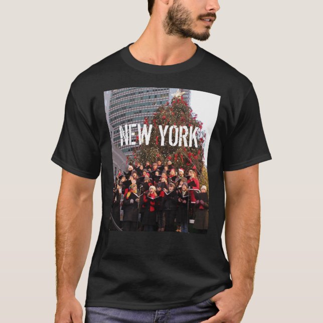 CAMISETA NATAL DE NOVA IORQUE (Frente)