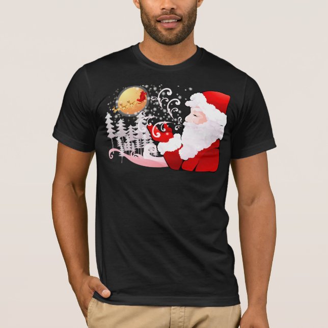 Camiseta Natal de Papai Noel (Frente)