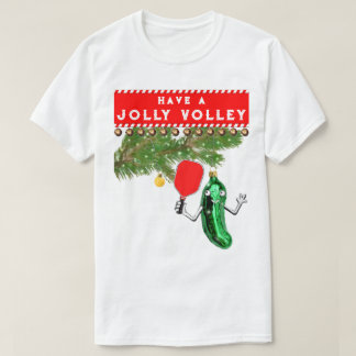 Camiseta Natal de Pickleball Engraçado
