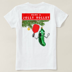 Camiseta Natal de Pickleball Engraçado