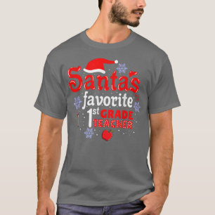 Camiseta Natal de Professores da Série 1rua Santas Favorito
