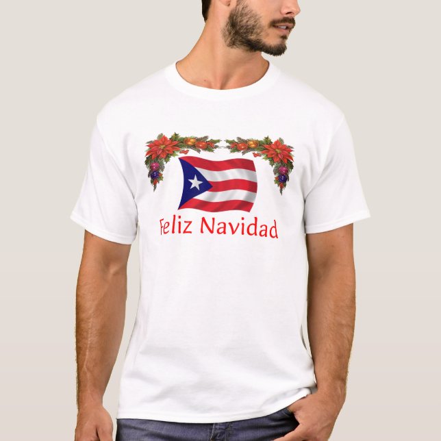 Camiseta Natal de Puerto Rico (Frente)
