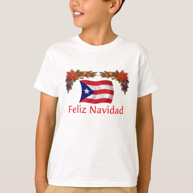 Camiseta Natal de Puerto Rico (Frente)