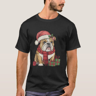 Camiseta Natal de Santa Hat em Inglês