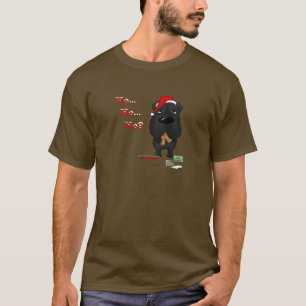 Camiseta Natal de Shar-Pei