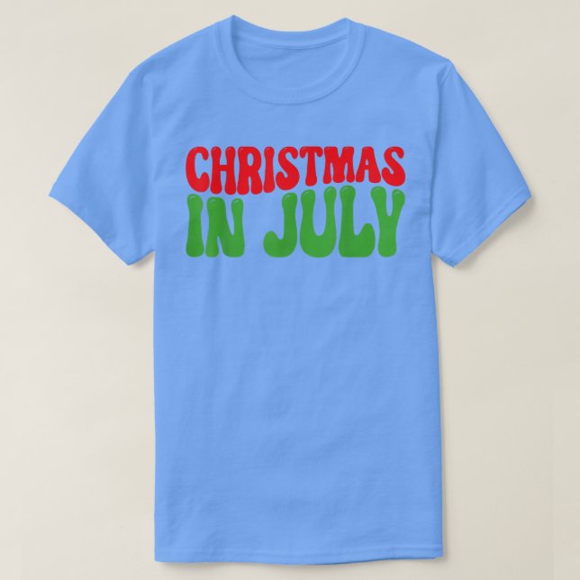 Camiseta Natal De Verão Engraçado (Frente do Design)