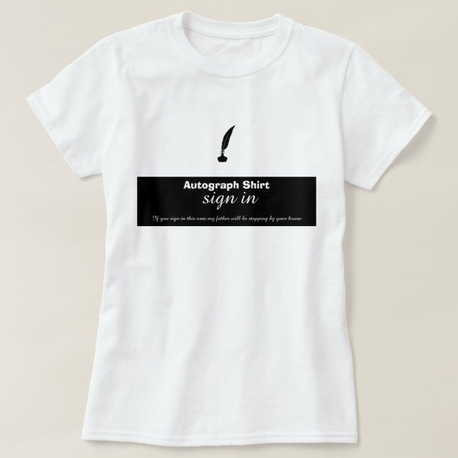 Camiseta NATAL de volta à escola, acendimento de AUTOGRAFIA (Frente do Design)