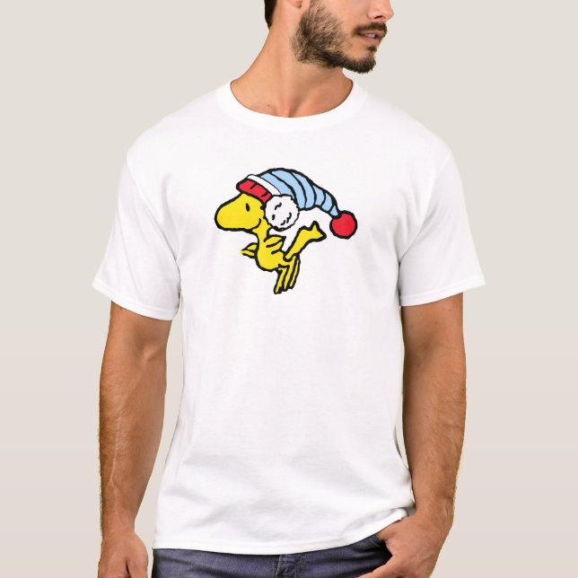 Camiseta natal de woodstock (Frente)