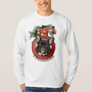 Camiseta Natal - Deck the Halls - Franceses - Teal