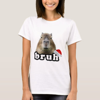 Camiseta Natal Divertido do Capyra