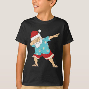 Camiseta Natal Divertido Em Julho Com Santa Claus Dabbing H