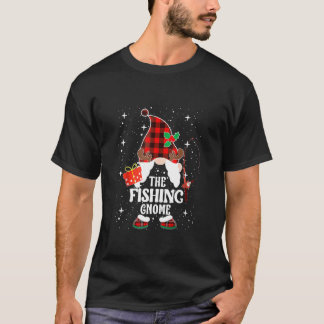 Camiseta Natal Divertido O Gnome Pescador
