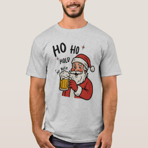 Camiseta Natal Divertido para Beber