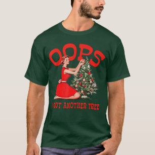 Camiseta Natal Divertido Retro Oops Eu Tenho Outro retro