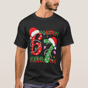 Camiseta Natal Divertido Seis Sete 6 7 Meme Geração Alpha G