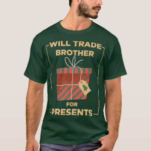 Camiseta Natal divertimento presentes irmãos feriados diver